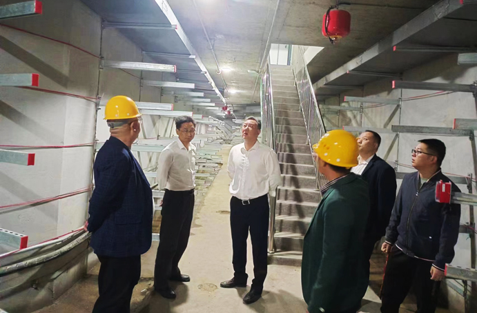 徐旭前往南昌縣河洲路項目、小藍大道快速化項目調研