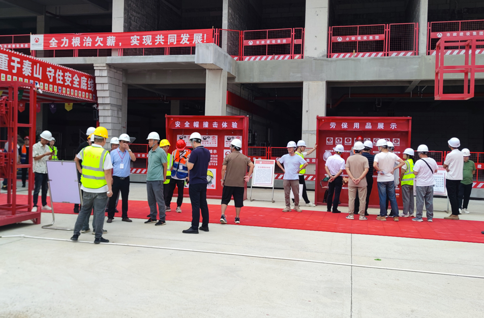 新建區(qū)人民醫(yī)院二部及疾控中心項目2024年江西省建筑施工安全生產標準化示范觀摩工地