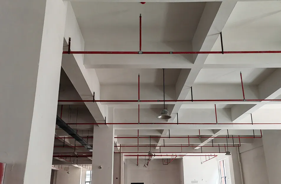 南昌市政建設(shè)集團有限公司上饒標準廠房項目打造消防工程安裝樣板