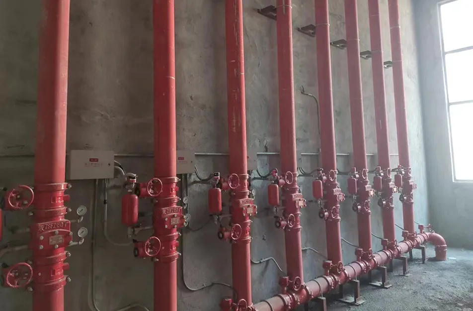 南昌市政建設(shè)集團有限公司上饒標準廠房項目打造消防工程安裝樣板